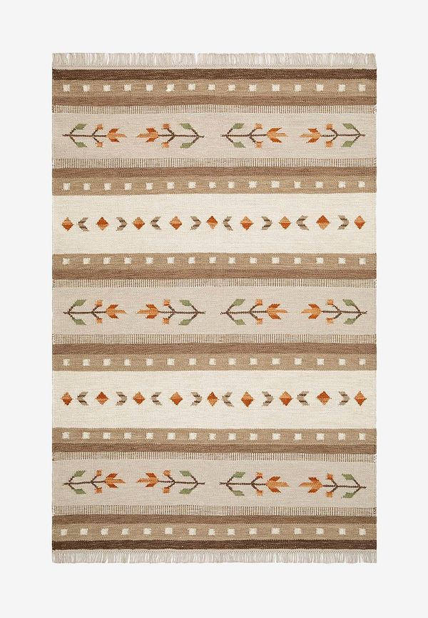 Snygg beige ullmatta 2025 från KM Home.