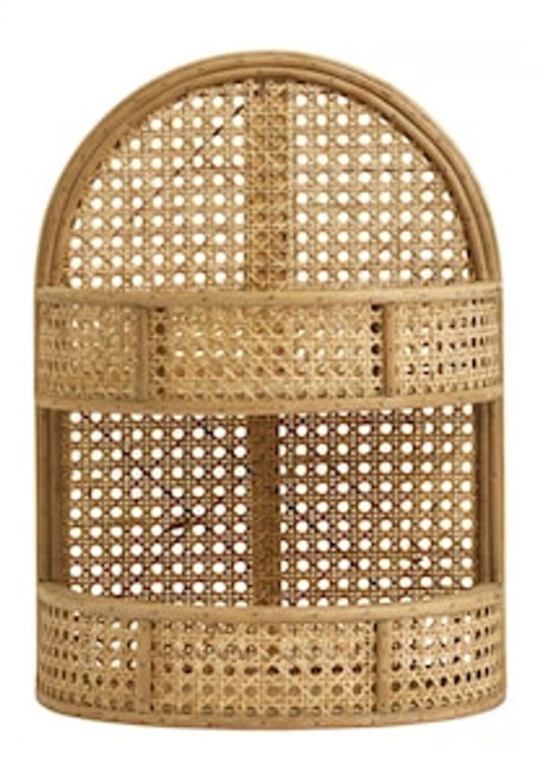 Beige Nordal-hylla i riktigt trendig modell.