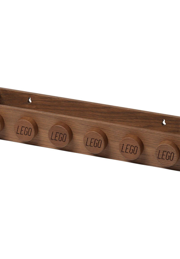 Fin ekhylla i brunt från Lego.