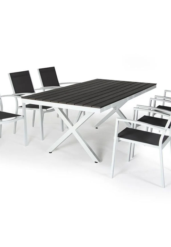 Grå Brafab-soffgrupp i skön modell.