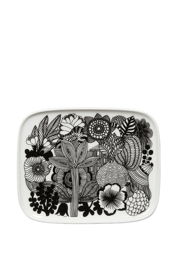 Svart Marimekko-frysskåp i fantastiskt snygg modell.