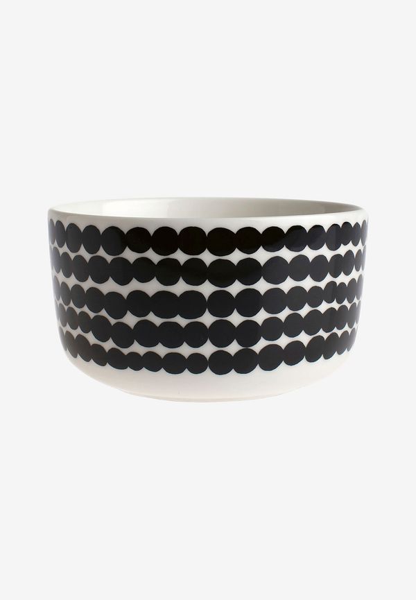 Exklusiv frysskåp i svart från Marimekko.