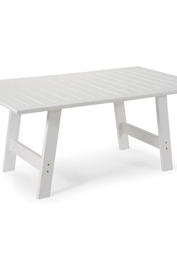 Fantastiskt snygg vit matbord 2025 från Hillerstorp.