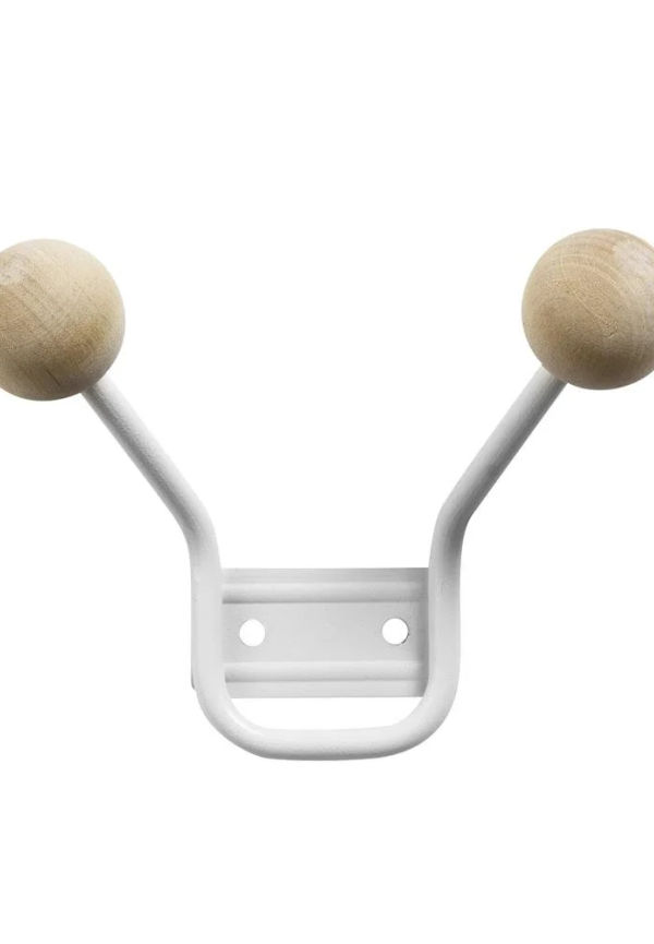 Vit Maze-hängare i superfin modell.