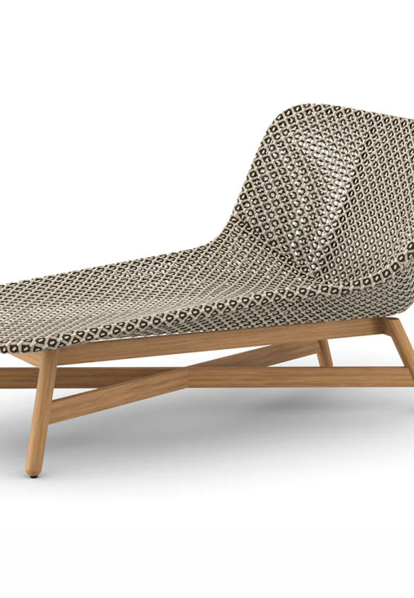 Elegant vilstol i teak från Dedon.