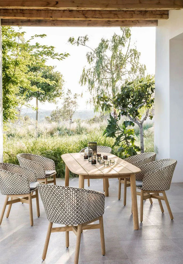 Söt loungefåtölj 2024 från Dedon.