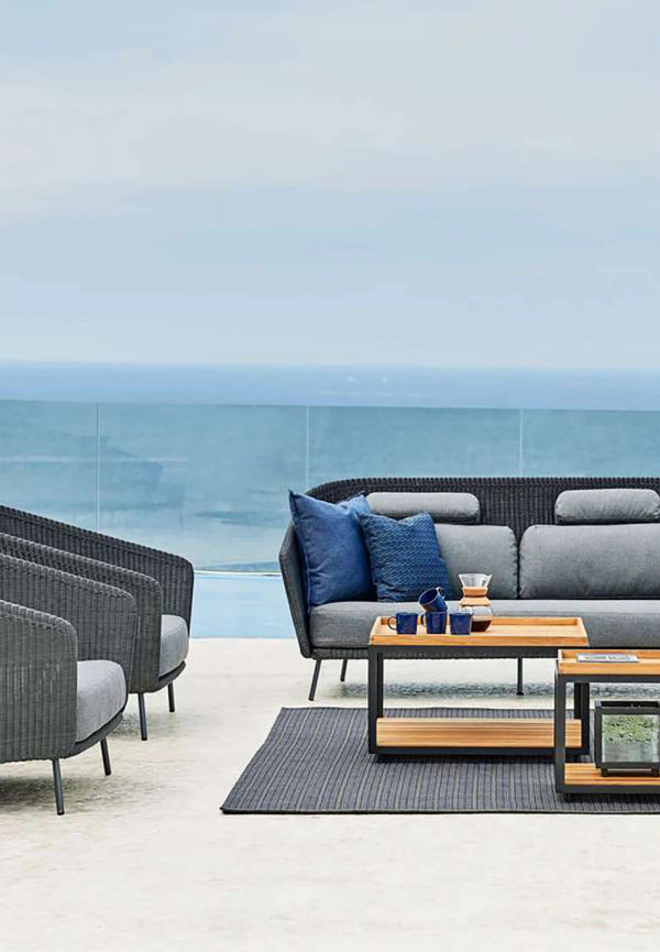 Vacker loungegrupp 2025 från Cane-Line.