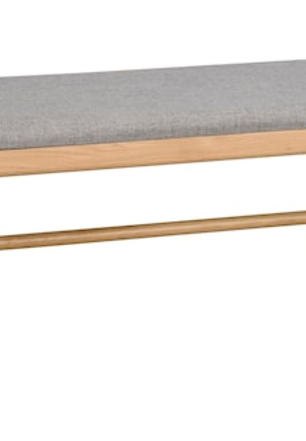 Beige Rowico Home-bänk i stilren modell.