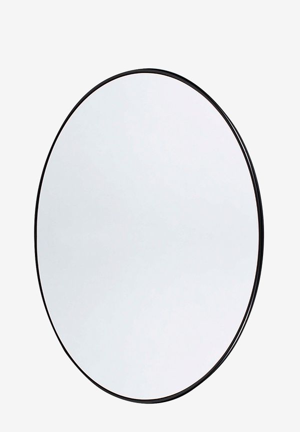 Riktigt snygg väggspegel i svart från Muubs.
