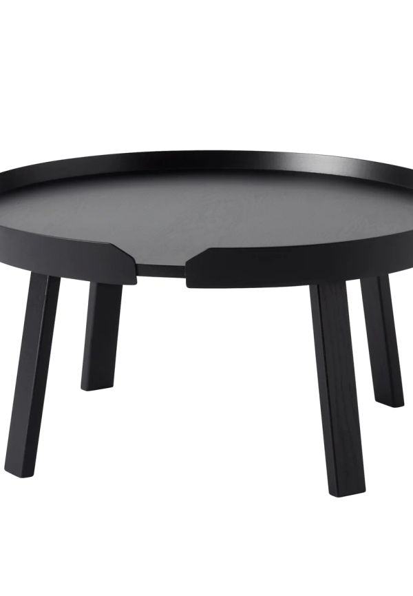 Fantastiskt fin svart soffbord 2025 från Muuto.