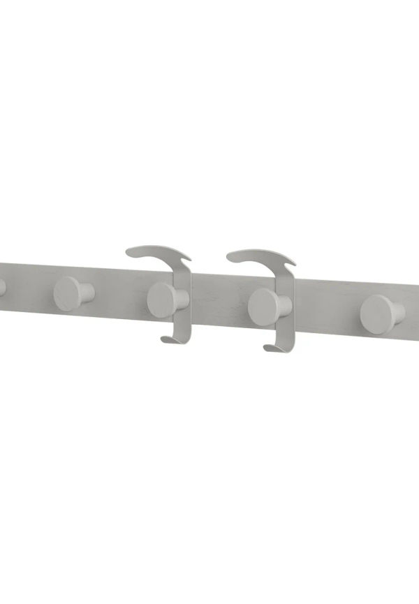 Grå Muuto-klädhängare i snygg modell.