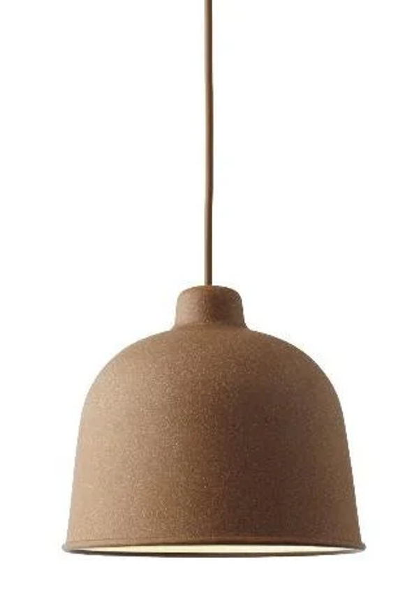Snygg brun lampa 2025 från Muuto.