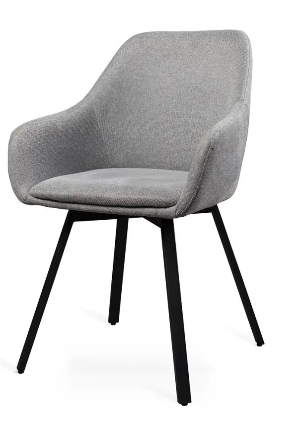 Elegant svart karmstol 2025 från Torkelson.