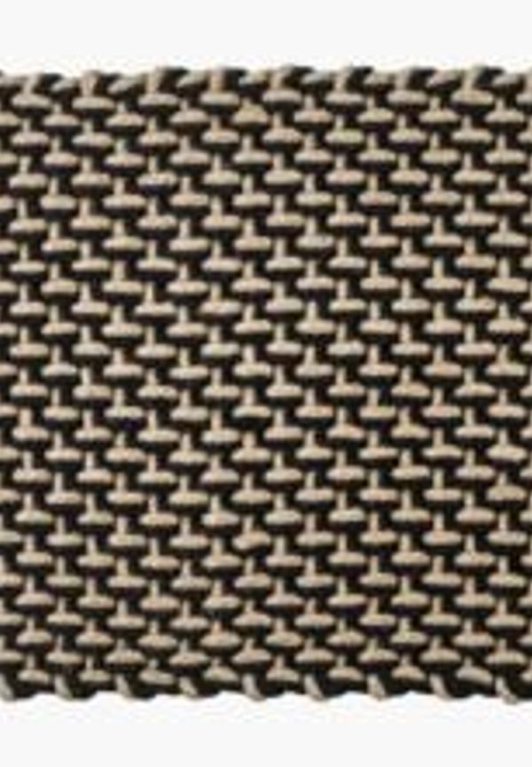 Svart hemtex-dörrmatta i riktigt fin modell.