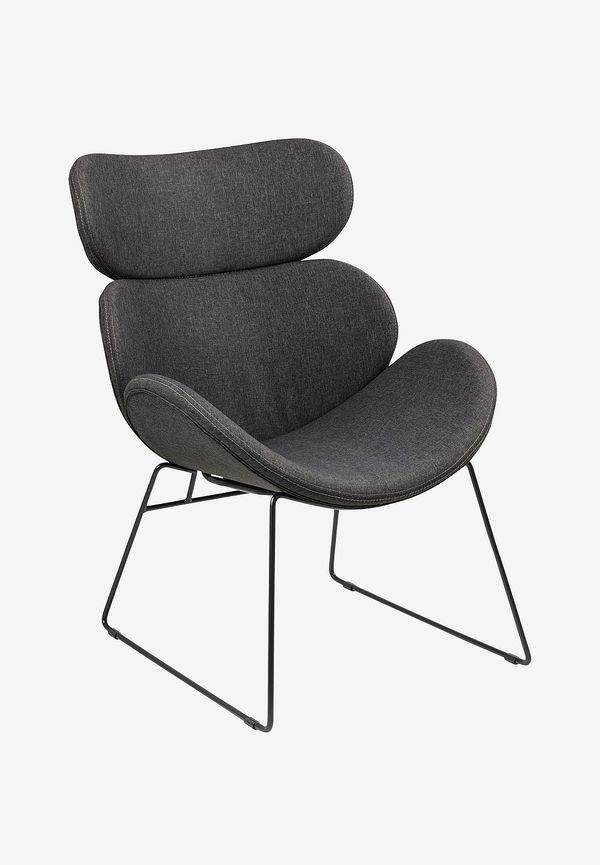 Superfin fåtölj i grått från NORDFORM.