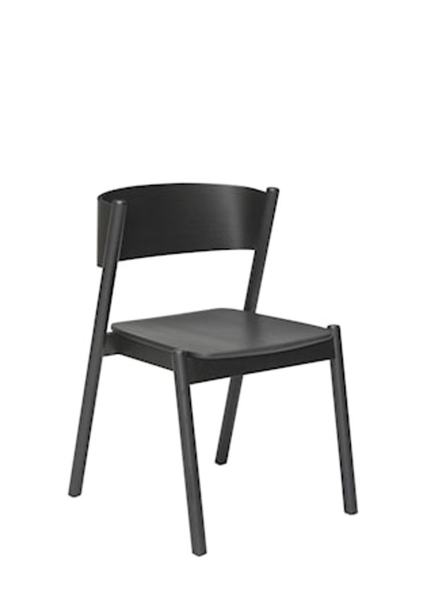 Exklusiv svart stol 2025 från Hübsch.