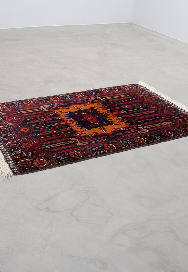 Flerfärgad No brand-matta i elegant modell.