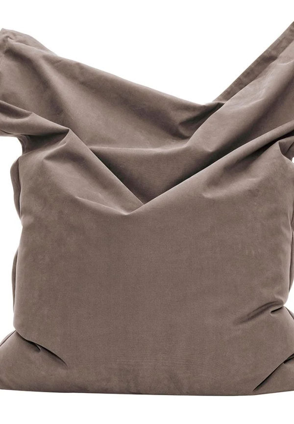 Snygg fatboy utemöbel i brun färg gjord i bomull.