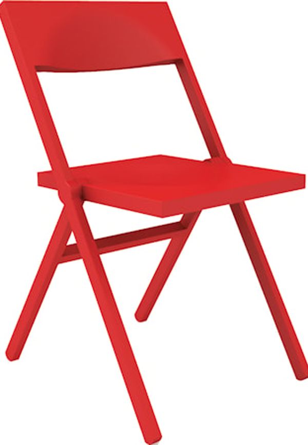 Klassisk stol i rött från Alessi.