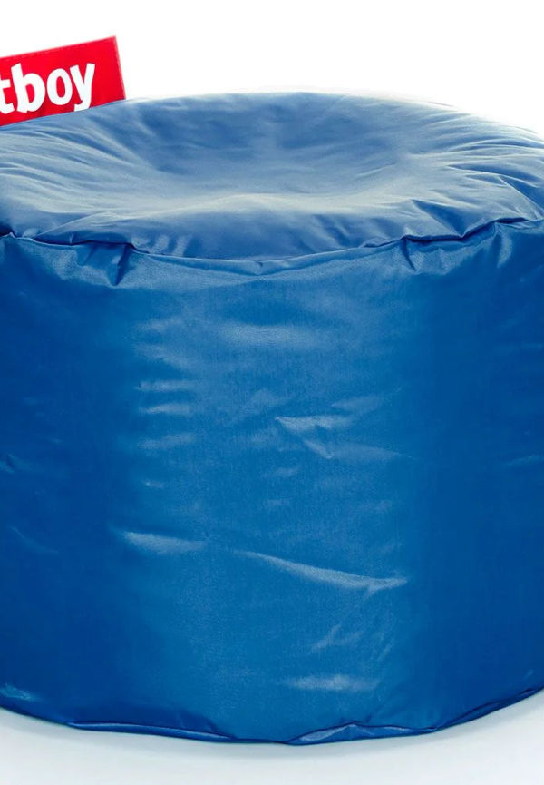 Blå Fatboy-pall i skön modell.