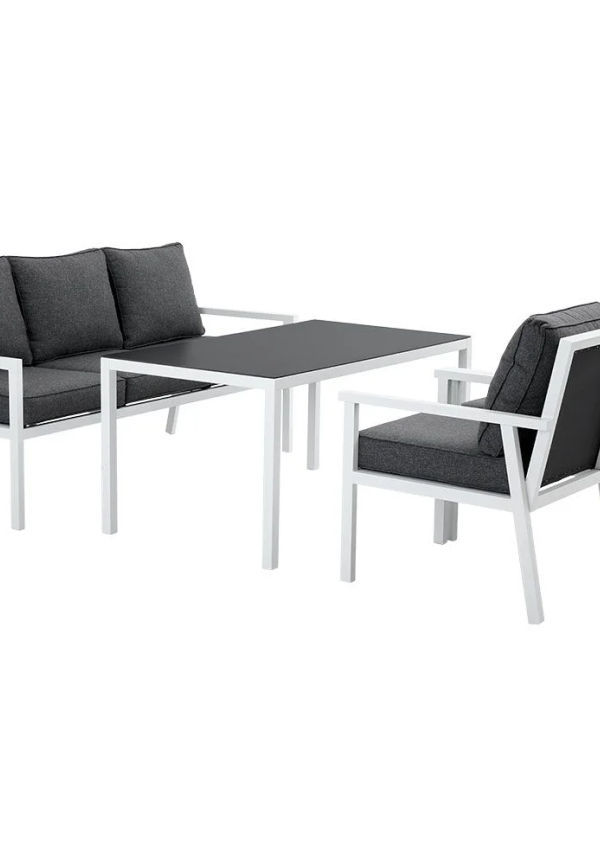 Skön aluminiumsoffgrupp 2025 från Brafab.