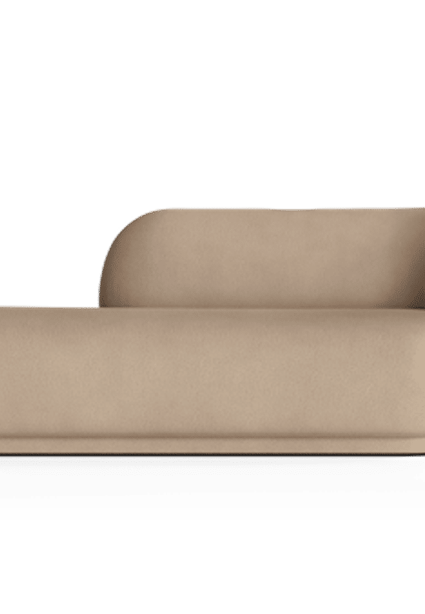 Moderiktig beige fåtölj 2025 från FERM LIVING.
