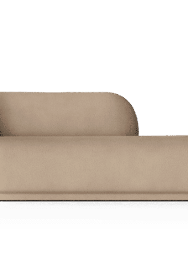 Smickrande beige fåtölj 2025 från FERM LIVING.