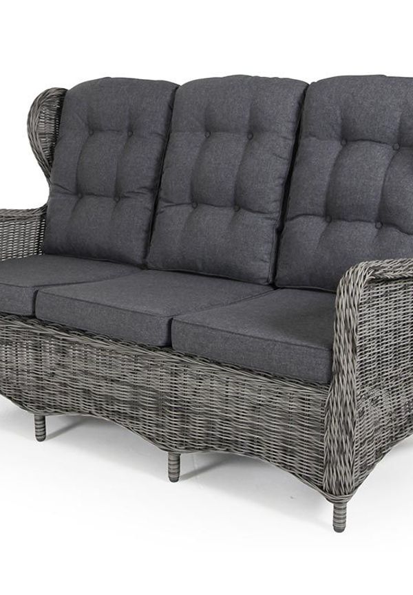 Grå Brafab-sidobord i fantastiskt fin modell.