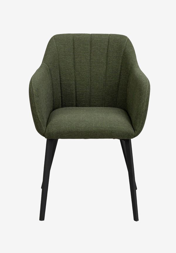 Riktigt snygg karmstol i grönt från Rowico Home.