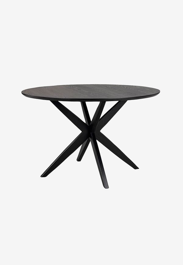 Elegant svart bord i ek från Rowico Home.