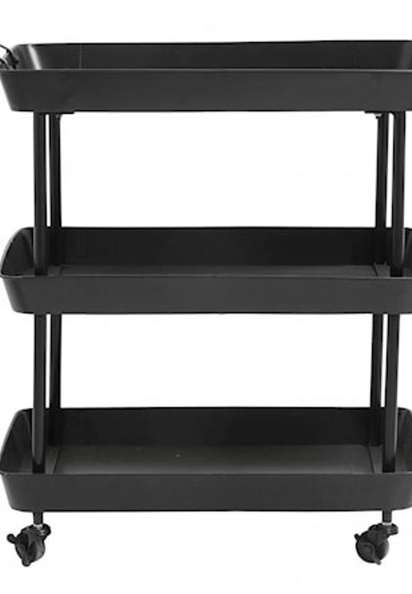 Fantastiskt fin nordal bord i svart färg gjord i järn.