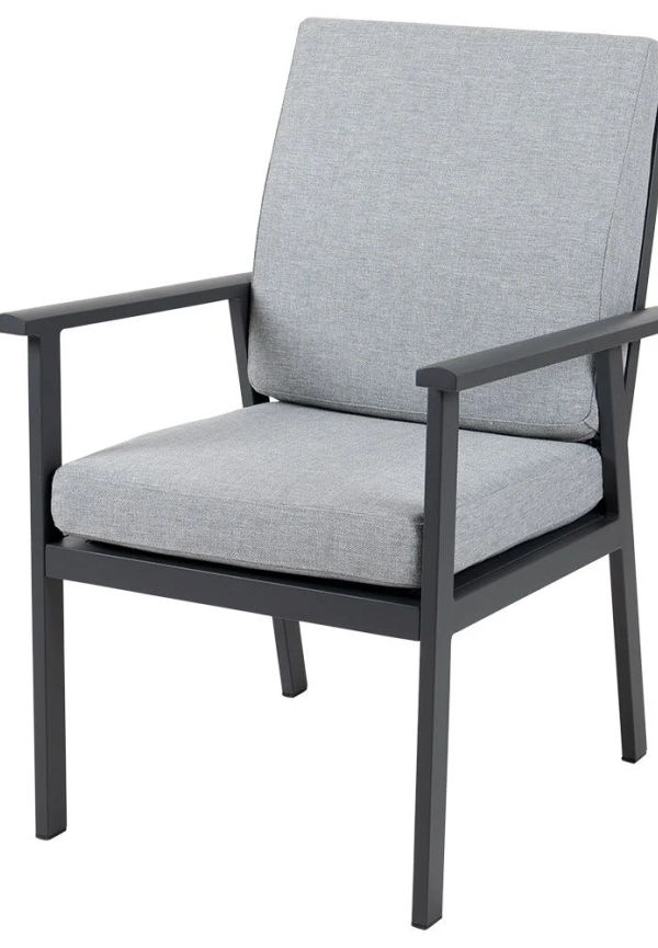 Superfin karmstol i aluminium från Brafab.