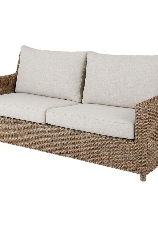 Beige Brafab-soffgrupp i otroligt snygg modell.