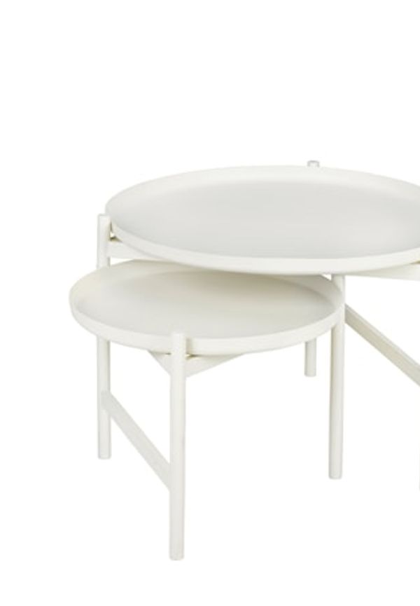 Stilren vit sidobord 2025 från Broste Copenhagen.