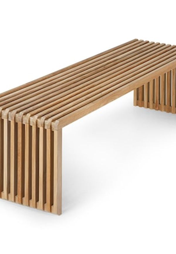 Brun HKliving-bänk i riktigt fin modell.