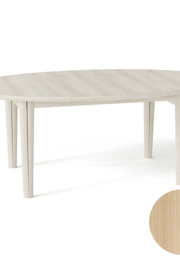 Stilriktig bord i ek från Skovby.