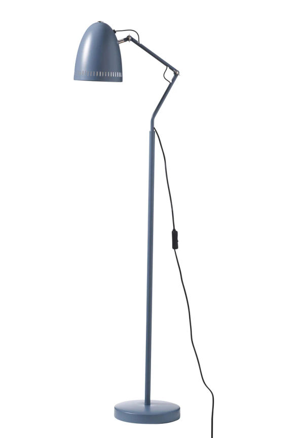 Jättefin golvlampa i blått från Superliving.