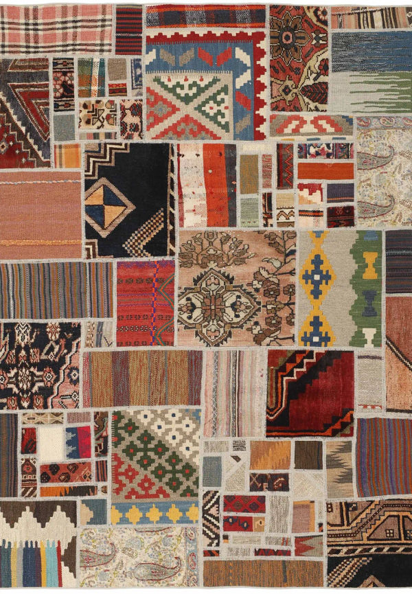 Flerfärgad ullmatta som passar perfekt till våren 2025!