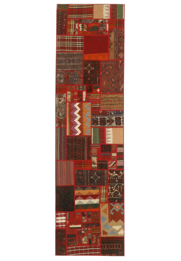 Flerfärgad ullmatta som passar perfekt till våren 2025!