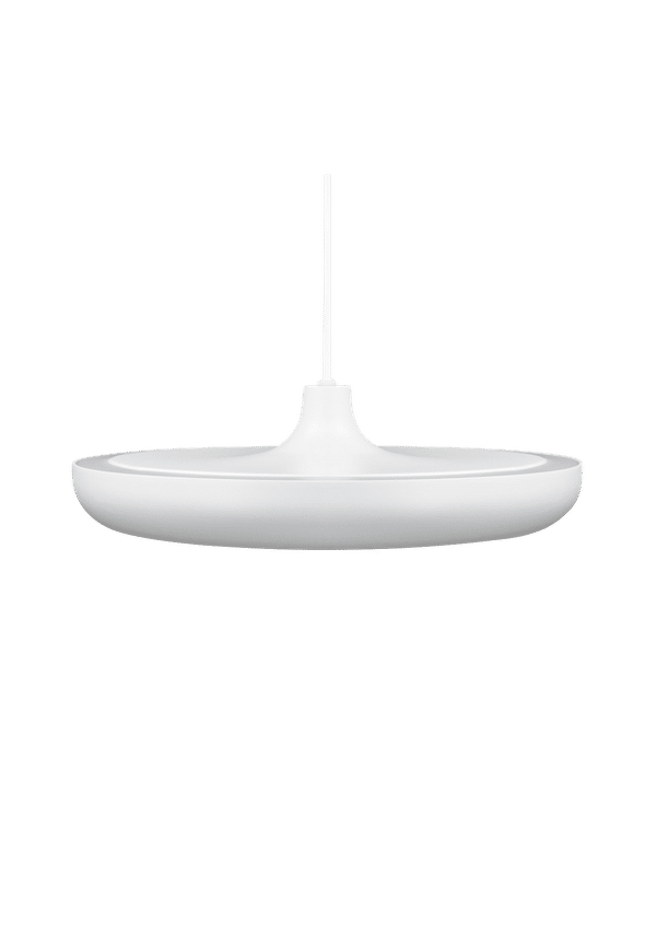 Komfortabel taklampa i aluminium från UMAGE.