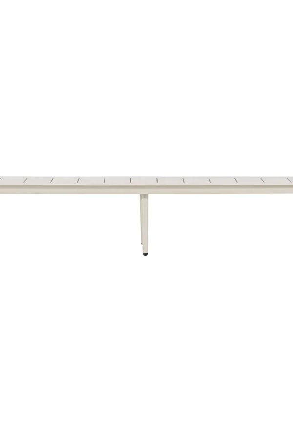 Stilriktig bänk i aluminium från Venture Design.