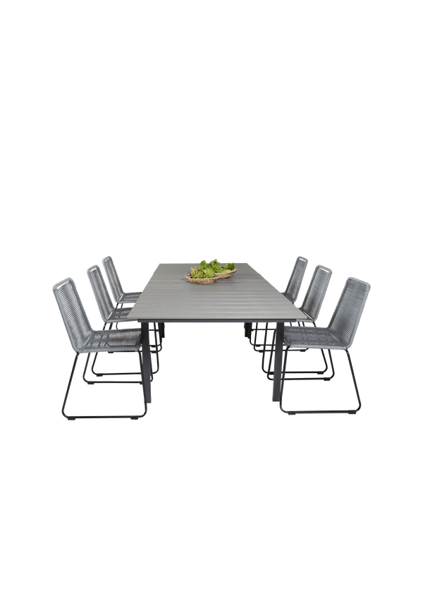 Söt matbord i aluminium från Venture Home.