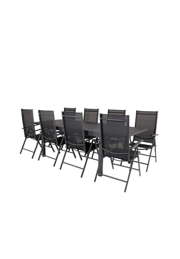 Härlig venture home matbord i svart färg gjord i aluminium.