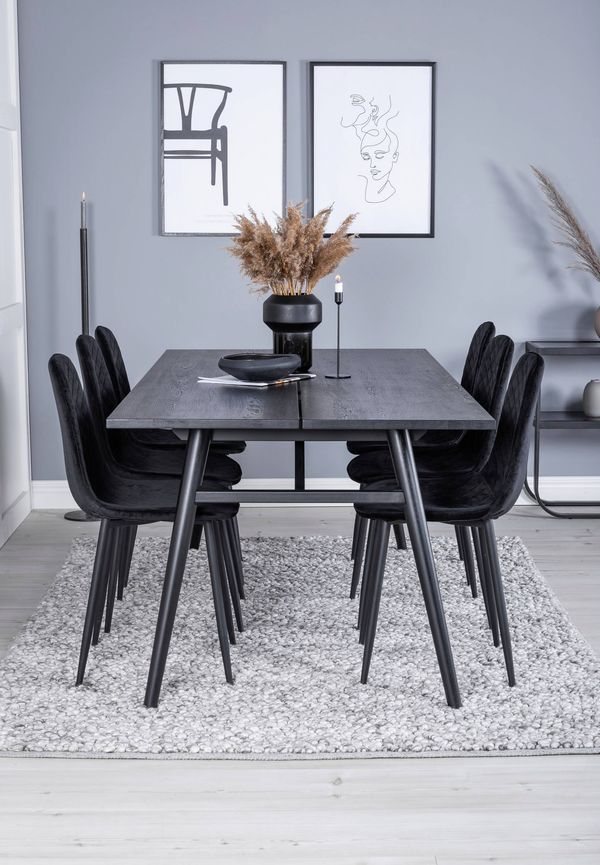 Svart matbord som passar perfekt till sommaren 2025!