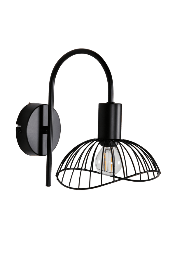 Söt svart vägglampa 2025 från Venture Home.