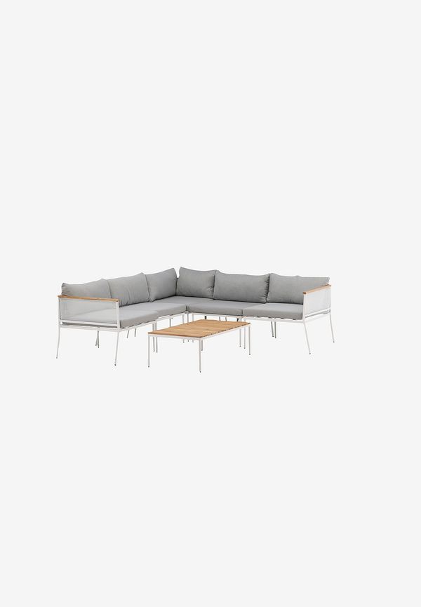 Grå Venture Home-soffbord i snygg modell.