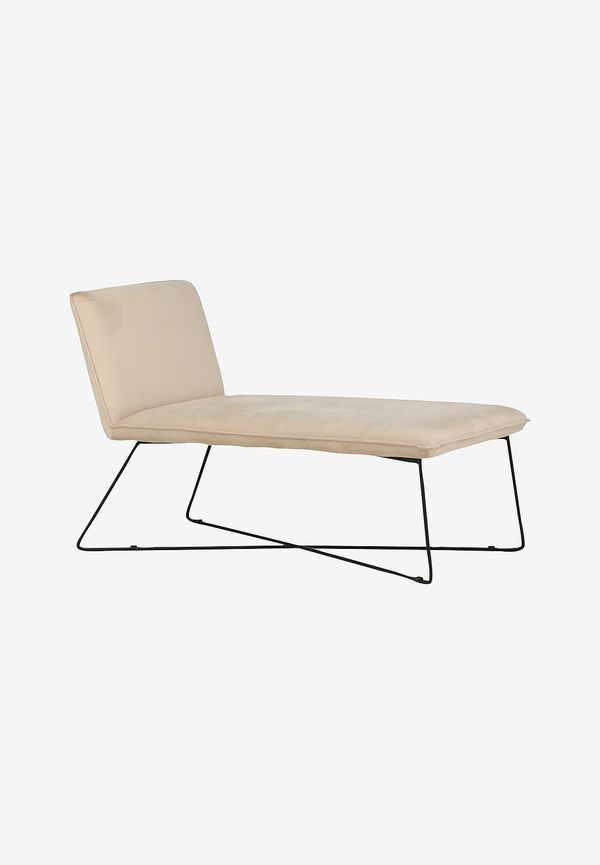 Beige Venture Home-fåtölj i trendig modell.