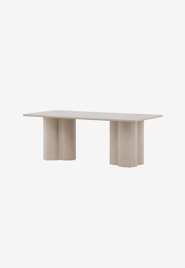 Beige Venture Home-soffbord i riktigt fin modell.