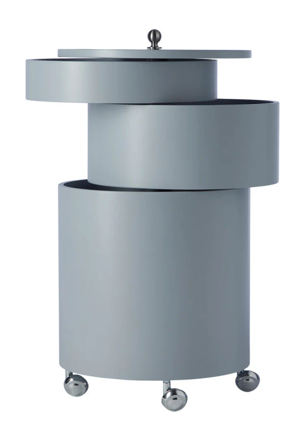 Grå Verpan-bord i modern modell.