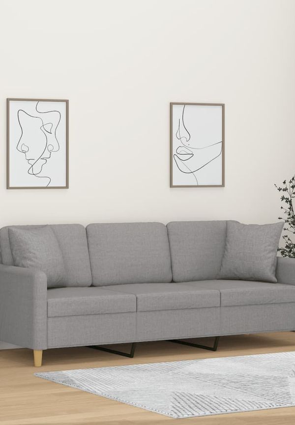 Grå vidaXL-ram i söt modell.